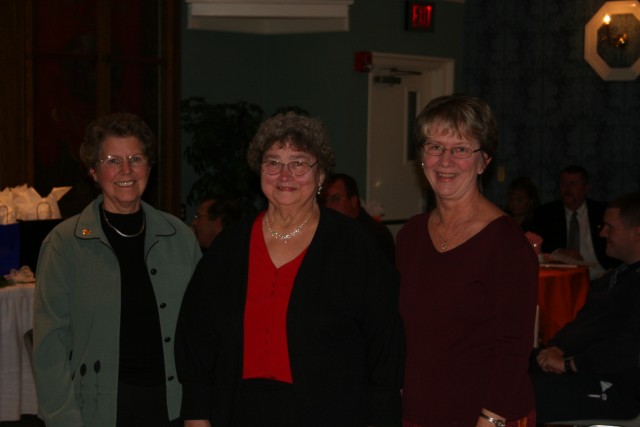 Jane Brown, Betty Slauch, and Sharon Goldie.